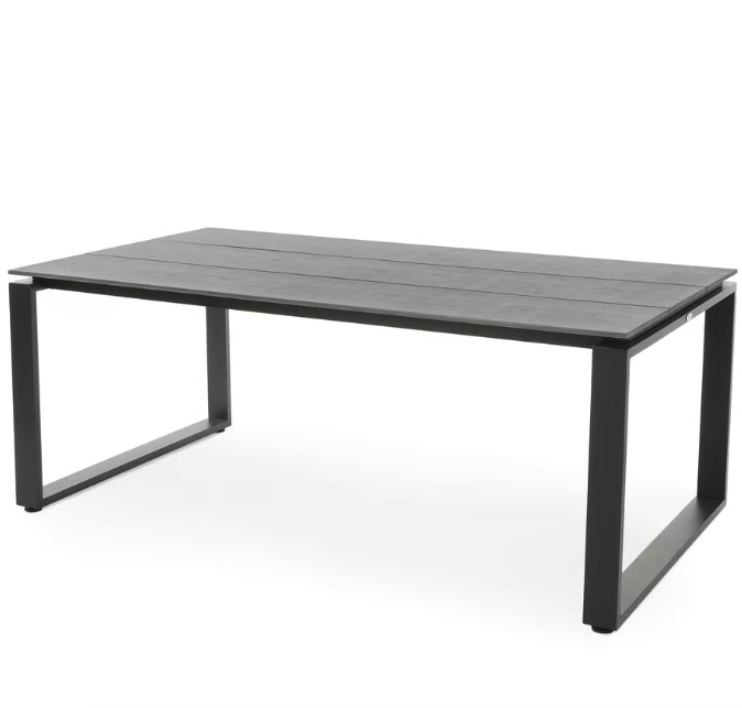 Стол садовый Di Volio Giovo 180х100 см Серый (4578)