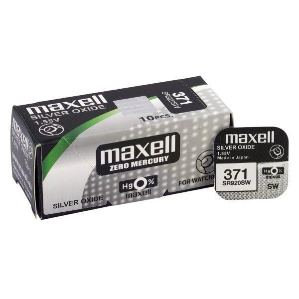 Батарейка таблетка Maxell SR371/920SW 1 шт. (1831094703) - фото 3 Батарейка таблетка Maxell SR371/920SW 1 шт. (1831094703) - фото 3