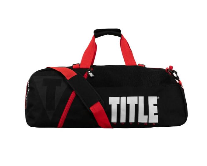 Спортивная сумка Title Boxing Champion Sport Bag/Backpack Black/Red (TBAG46 BK/RD)
