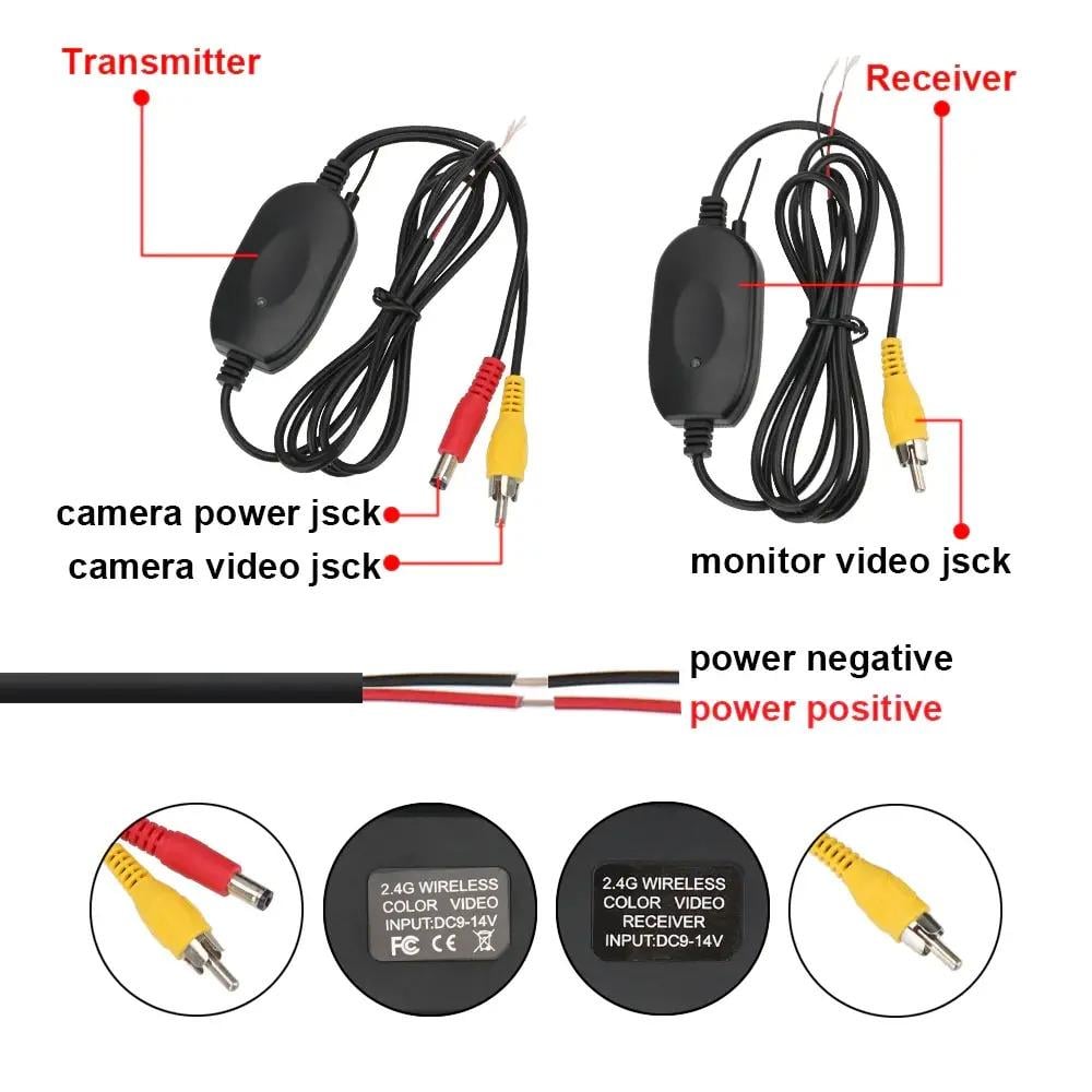 Беспроводной приемник 2.4G Wireless Transmitter/Receiver Черный (1009166-Black) - фото 10