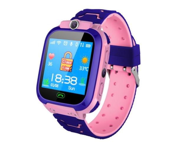 Часы детские умные Kids SM Q12B LBS IP67 350 mAh Pink Часы детские умные Kids SM Q12B LBS IP67 350 mAh Pink