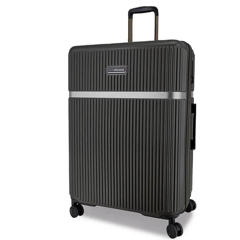 Валіза на 4-х колесах Swissbrand Hazel L 110/126л Charcoal (DAS302532)
