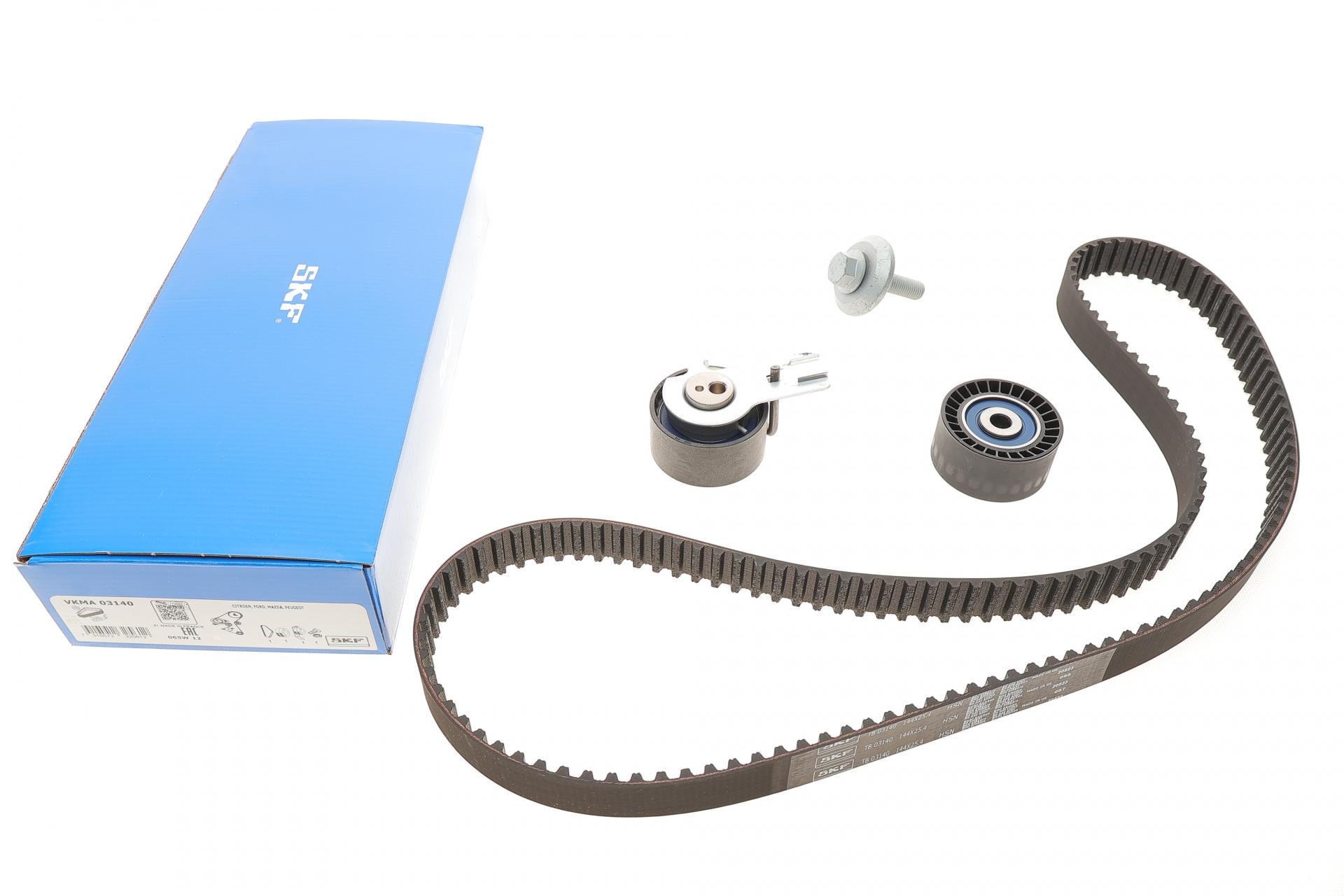 Комплект ГРМ SKF Citroen Nemo/C1/C2/C3/Xsara/Peugeot 107/1007/206/307/Bipper 1.4HDI 08-25x144z (VKMA 03140)