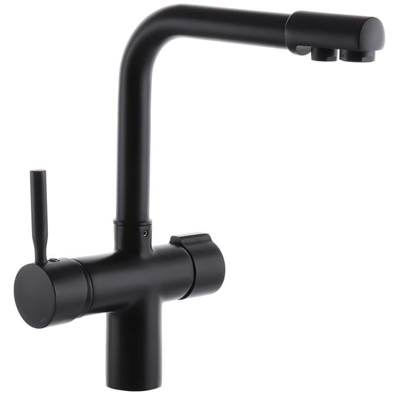 Змішувач для кухні Haiba HANS 021 Black (3976)