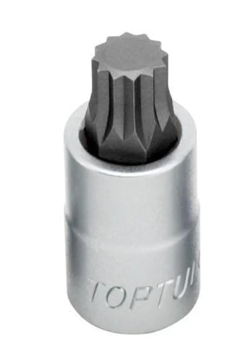 Насадка 1/2" Toptul SPLINE BCHA1612 M12 L55 мм Насадка 1/2" Toptul SPLINE BCHA1612 M12 L55 мм