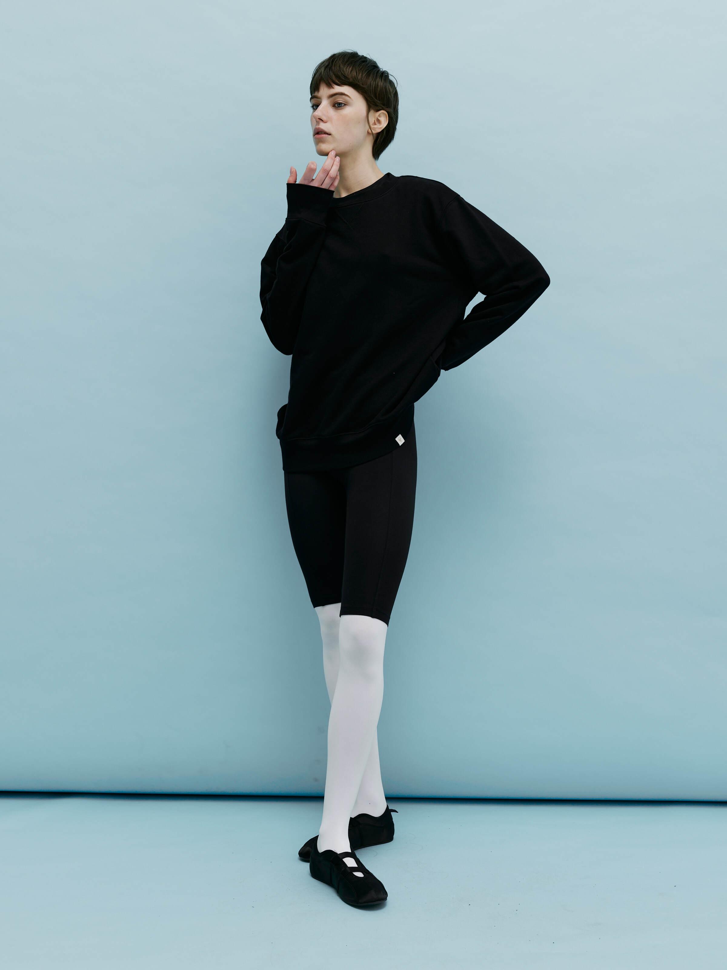 Велосипедки женские с декоративными швами ROZA 230903 XS Черный (4824005700064) - фото 9