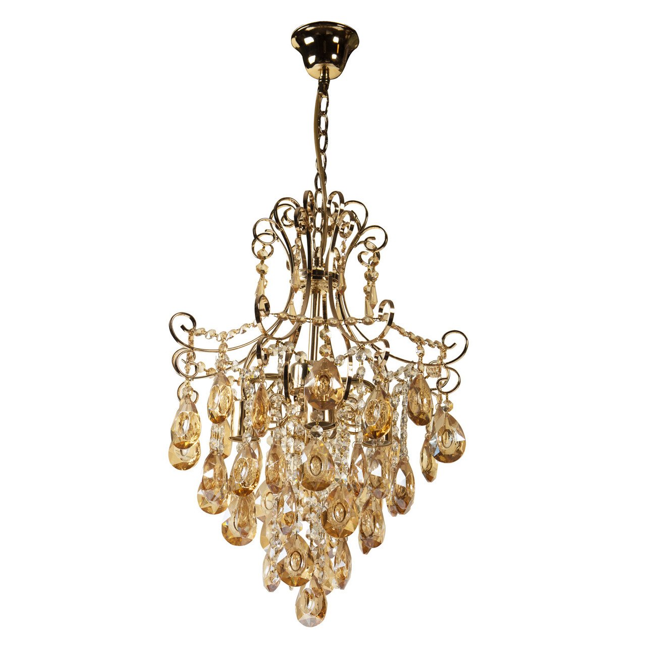 Люстра хрустальная подвесная Sunlight E 0787 на 4 лампы