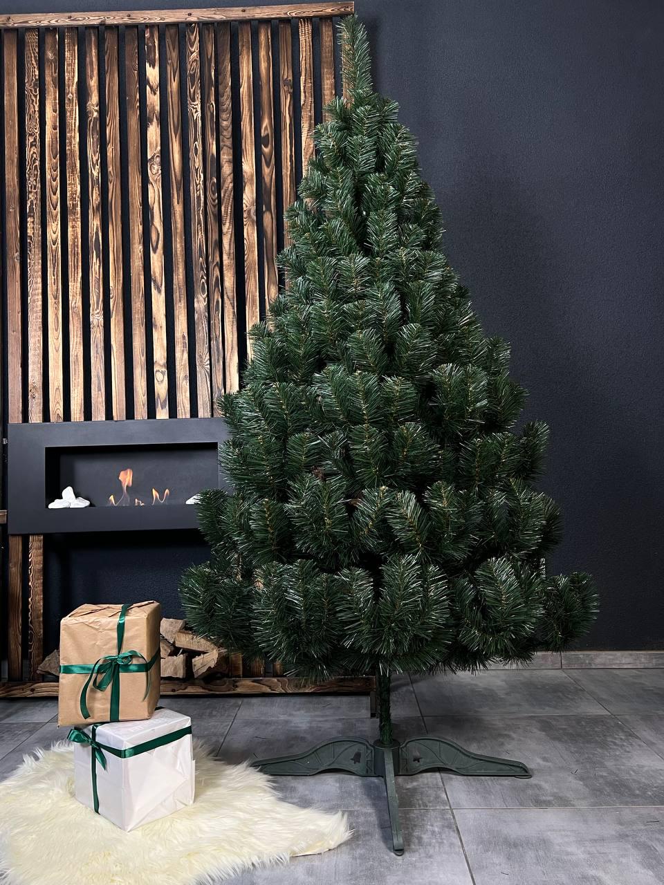 Штучна ялинка Монтана з пластиковою підставкою 1,9 м Зелений (YNK081340) - фото 1 Штучна ялинка Монтана з пластиковою підставкою 1,9 м Зелений (YNK081340) - фото 1