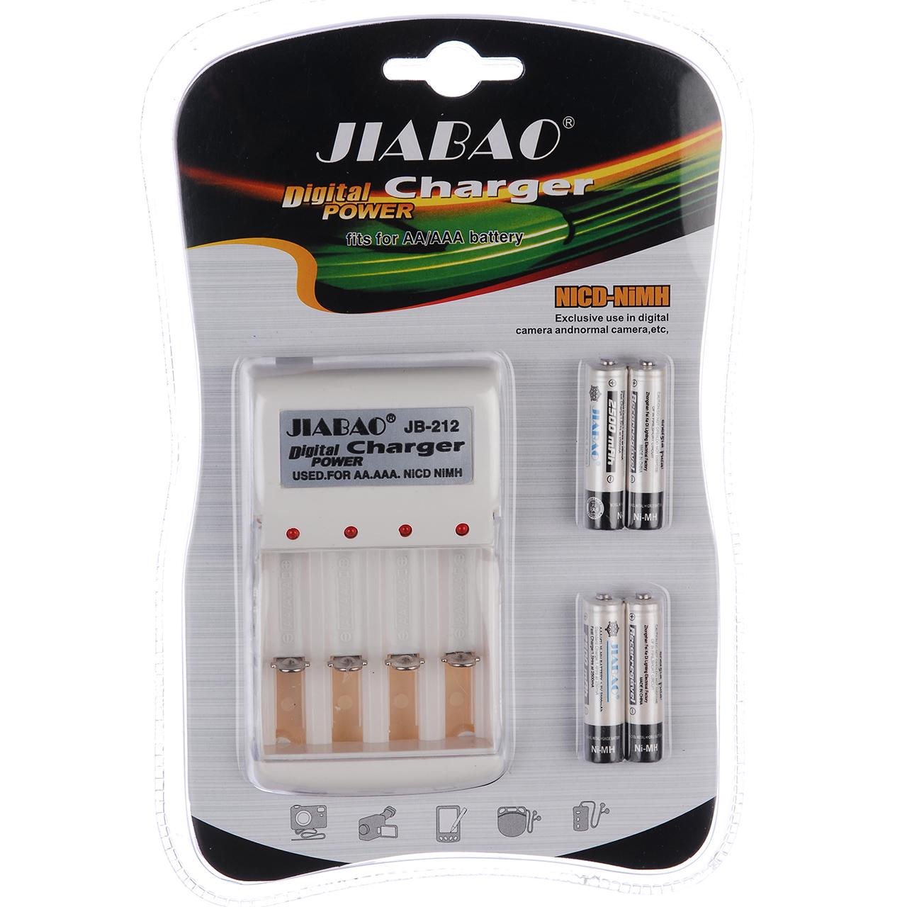 Пристрій зарядний Jiabao батарейки мікропальчик (212ААA)