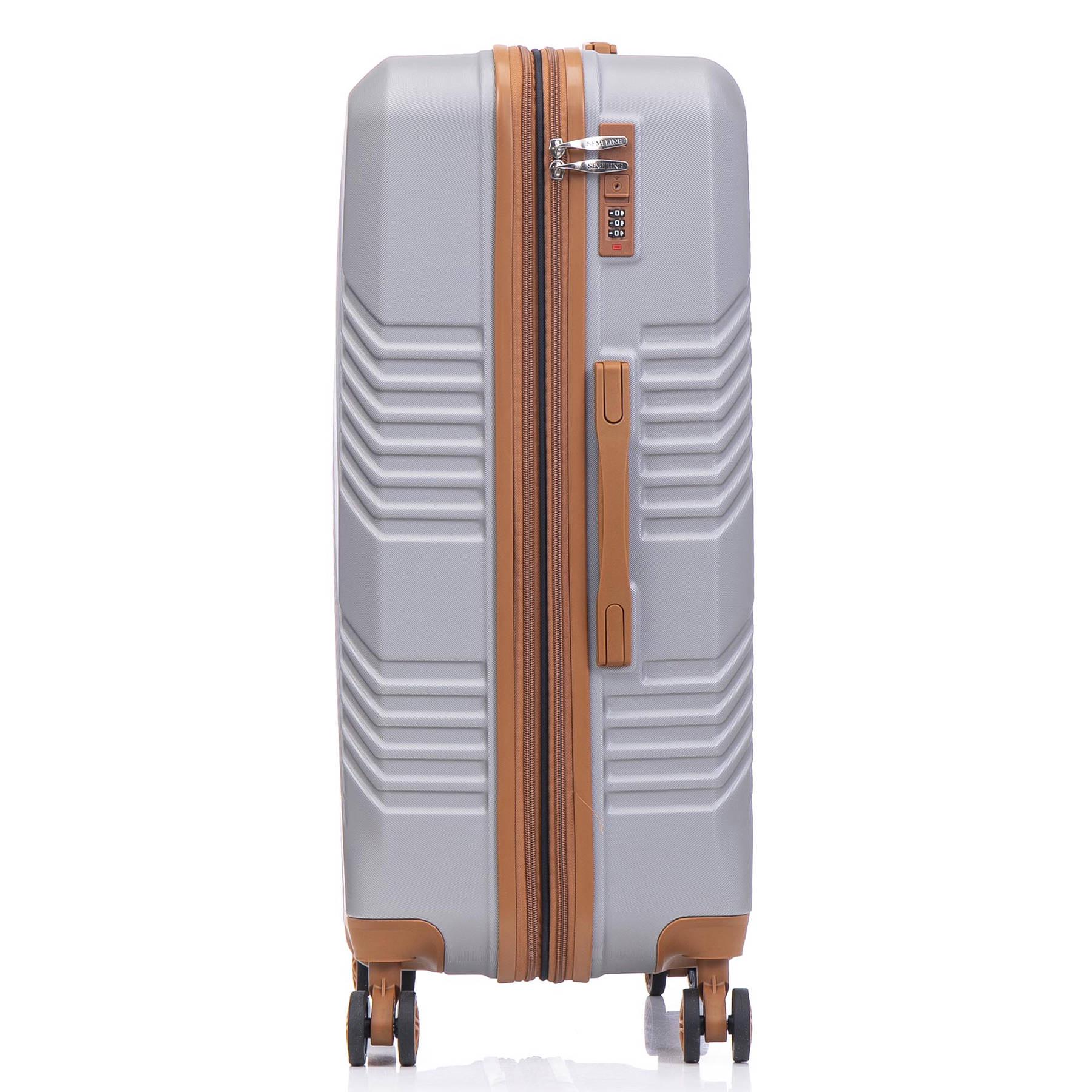 Чемодан SEMI LINE 24" M Light Grey (T5849-2) - фото 5