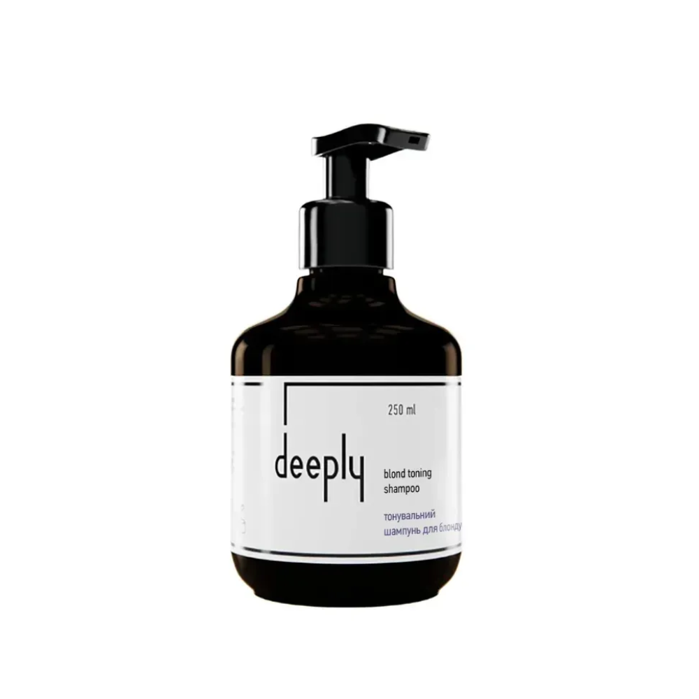 Шампунь тонувальний для блонду deeply blond toning shampoo 250 мл