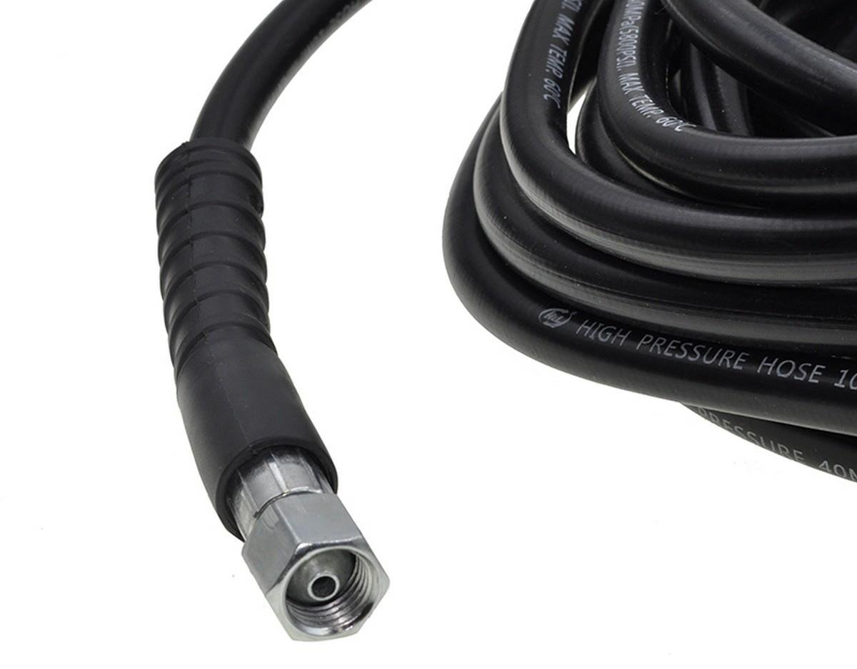 Шланг высокого давления автомойки d15 8 м Черный - фото 4