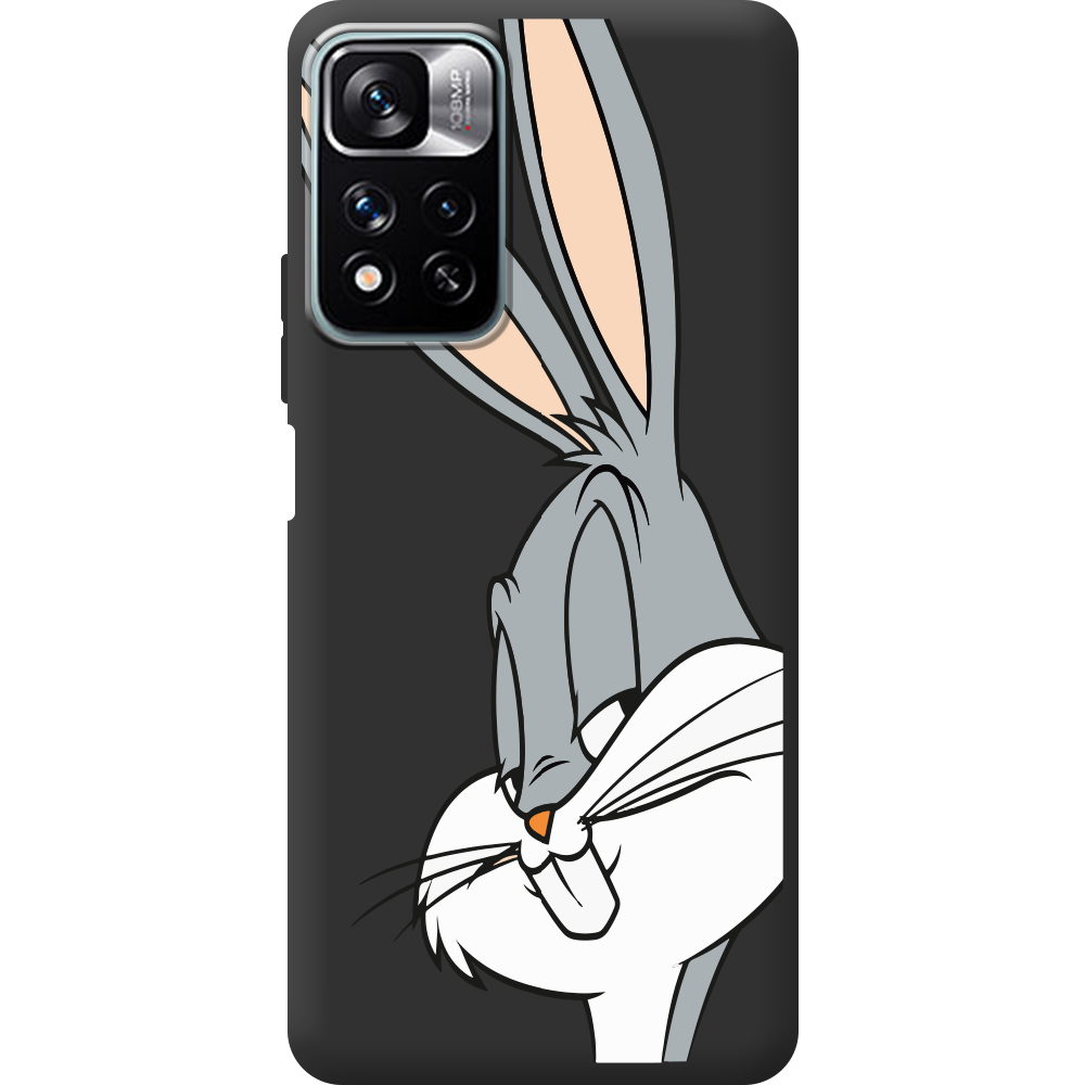 Чехол BoxFace Xiaomi Redmi Note 11 Pro Plus 5G Lucky Rabbit Черный силикон (44441-bk81-44442)