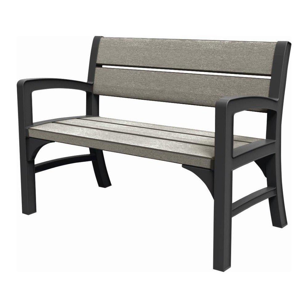 Лава пластикова Keter Montero Double Seat 233159 Графіт/Сірий