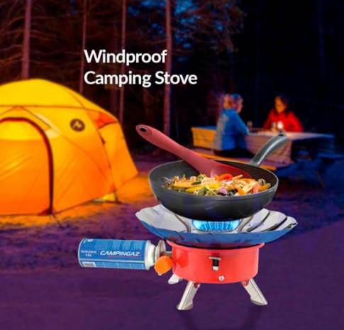 Горелка газовая UKC K-203 с пьезоподжигом и защитой от ветра Красный - фото 9 Горелка газовая UKC K-203 с пьезоподжигом и защитой от ветра Красный - фото 9