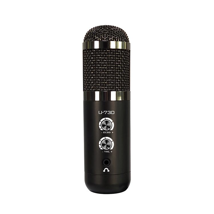 Микрофон проводной USB Bakeey U730/штатив поп-фильтр/bluetooth наушники/адаптер (1425375416) - фото 2