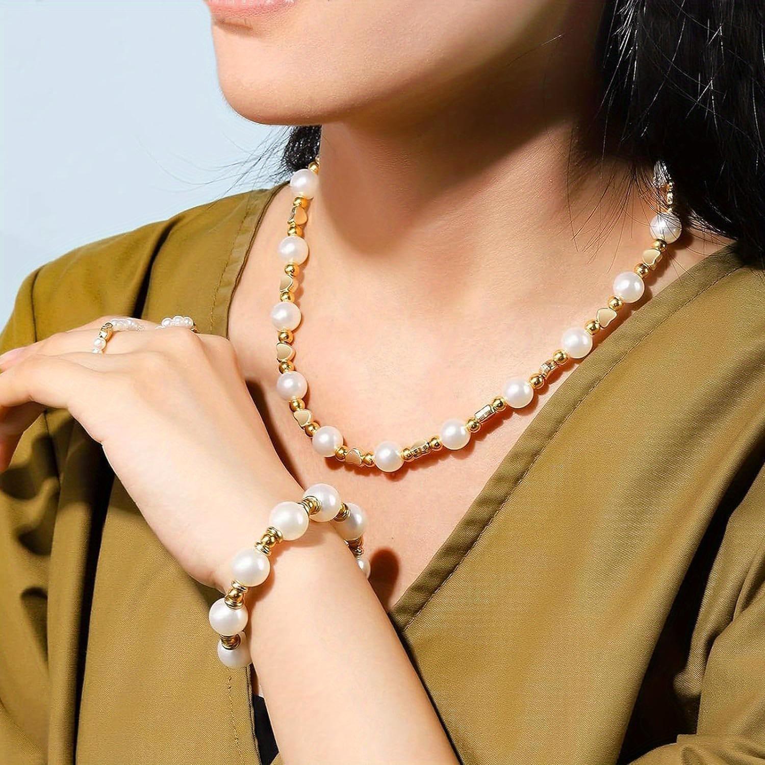 Набор перламутровых бусин детский для создания украшений 5-12 лет 1200 деталей (DIY1200) - фото 10