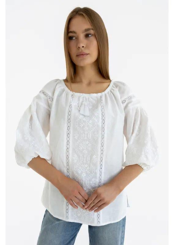 Вышиванка женская р. 42 Белый (697)