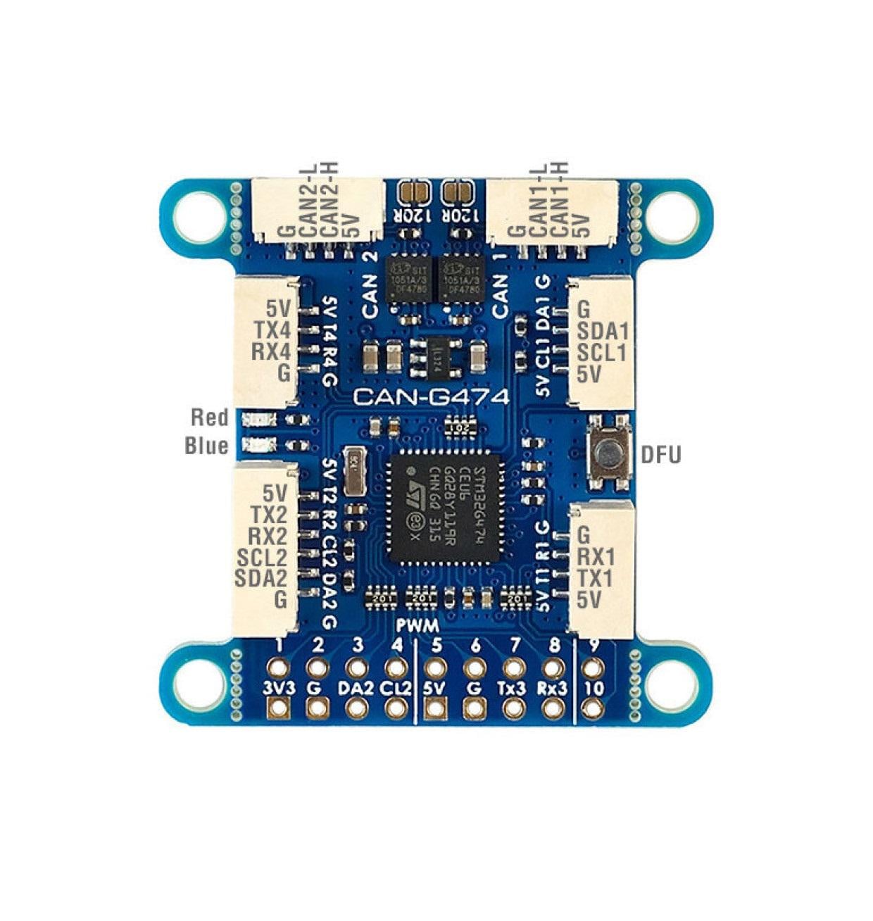 Контроллер периферии Matek CAN NODE G474 AP_PERIPH для радиоуправляемых моделей (00-00027034)
