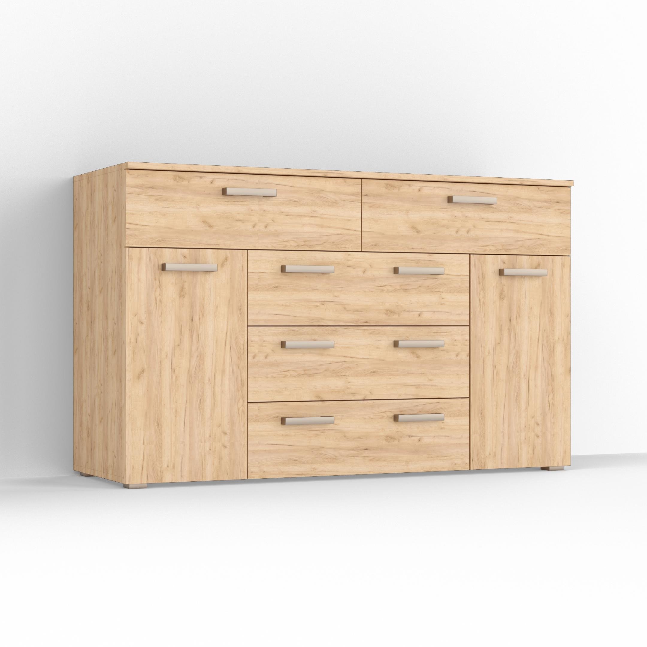 Комод Idea ТКБ-377.1 на 5 шухляд з дверима Дуб крафт (26718317) - фото 2 Комод Idea ТКБ-377.1 на 5 шухляд з дверима Дуб крафт (26718317) - фото 2