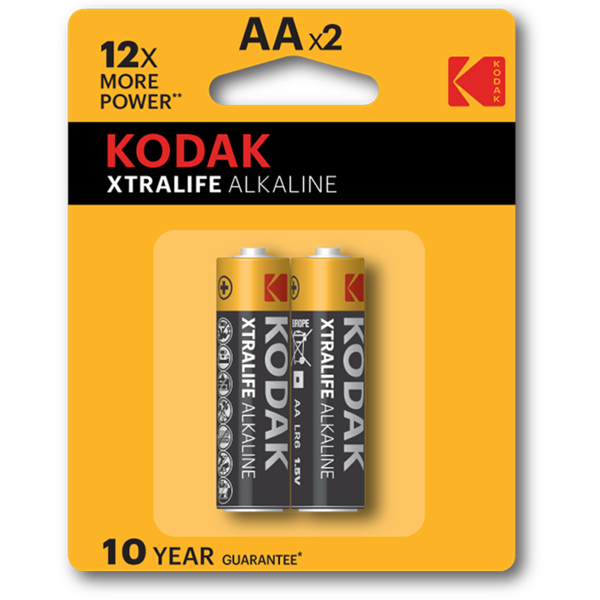 Батарейка Kodak XTRALIFE LR06 Тип АА блистер 2 шт. (110432)