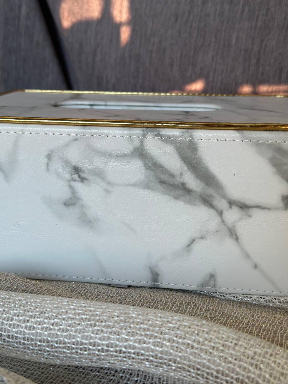 Салфетница YIWU HP-3-202 Мрамор из экокожи 25х13,5х10 см Белый - фото 3 Салфетница YIWU HP-3-202 Мрамор из экокожи 25х13,5х10 см Белый - фото 3