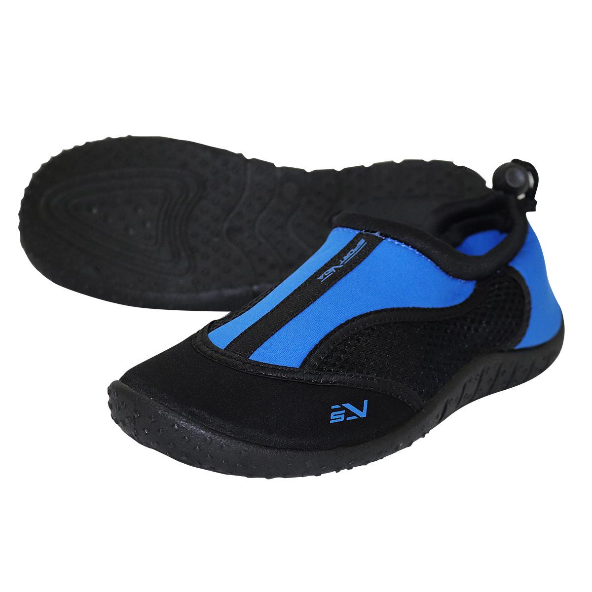 Аквашузы для пляжа и кораллов SportVida SV-GY0002-R36 Size 36 Black/Blue - фото 5