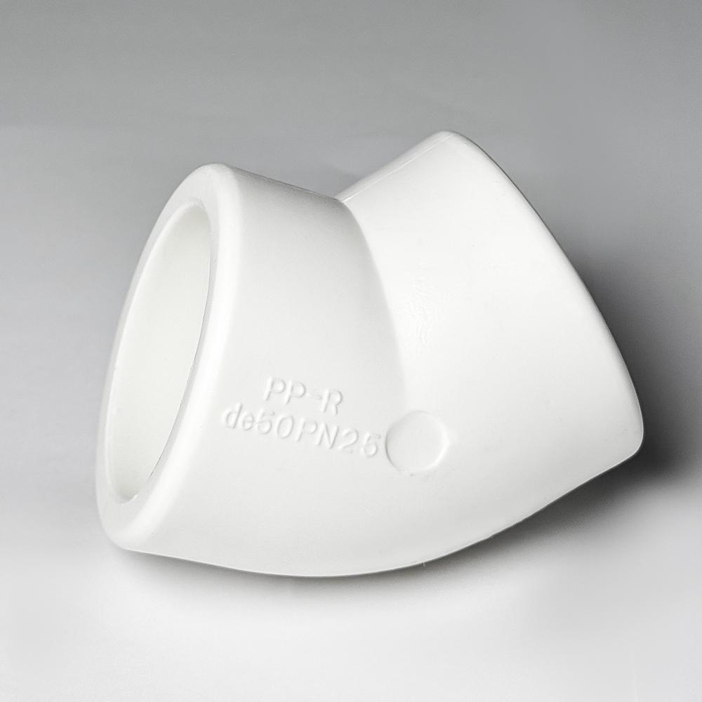 Кут SANTAN 45° 50 мм PP-R Білий (115400) - фото 4 Кут SANTAN 45° 50 мм PP-R Білий (115400) - фото 4