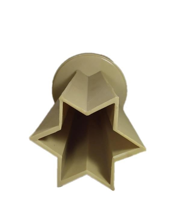 Форма для свечей Резные 6 граней 7х4х12 см (106_9-67)