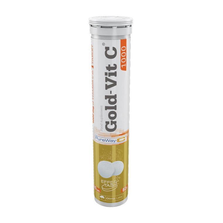 Вітамін C з біофлавоноїдами Olimp Gold-Vit C 1000 20 табл. Апельсин