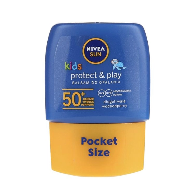 Лосьйон сонцезахисний водостійкий для дітей Nivea Sun Kids SPF 50+ Грайся та купайся 50 мл (F-100026) - фото 1