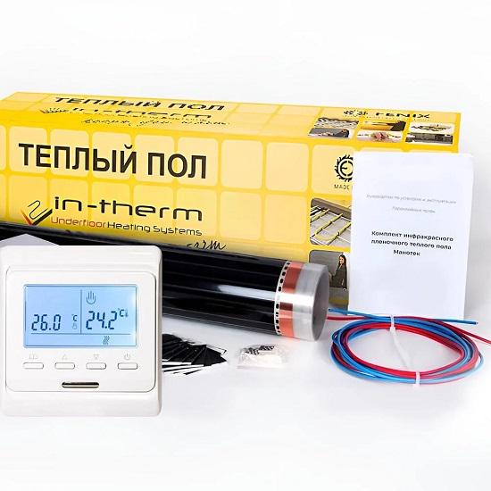 Плівка інфрачервона In-Therm з програмованим терморегулятором E51 716 7 м2 (001346)