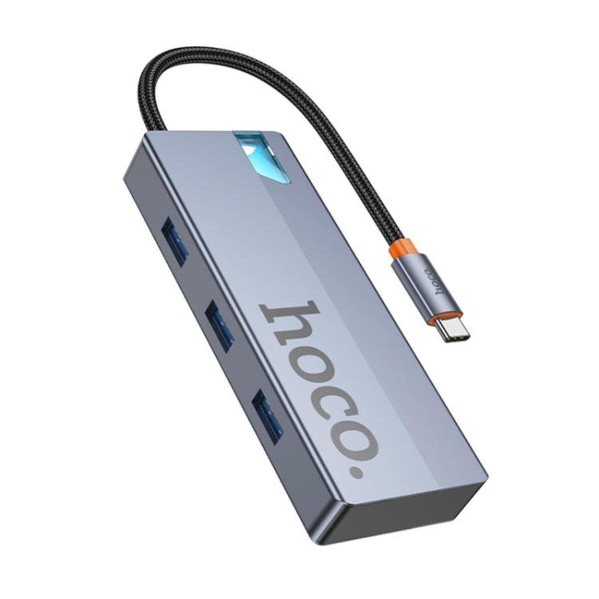 USB-хаб Hoco HB50 Wow 5в1 Type-C to HDMI/PD/USB3.0x3 Space Grey (6942007647298) USB-хаб Hoco HB50 Wow 5в1 Type-C to HDMI/PD/USB3.0x3 Space Grey (6942007647298)