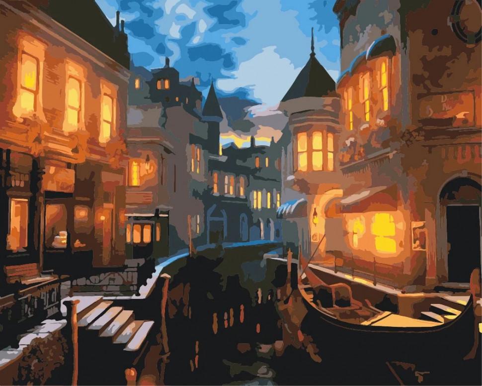 Картина по номерам Ідейка Венецианский вечер 40х50 см (KHO2159)