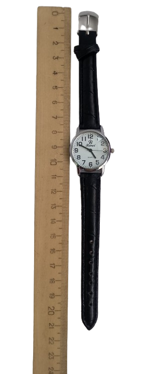 Годинник жіночий Xwei на ремінці d-28 мм Silver/White/Black (3752) - фото 4