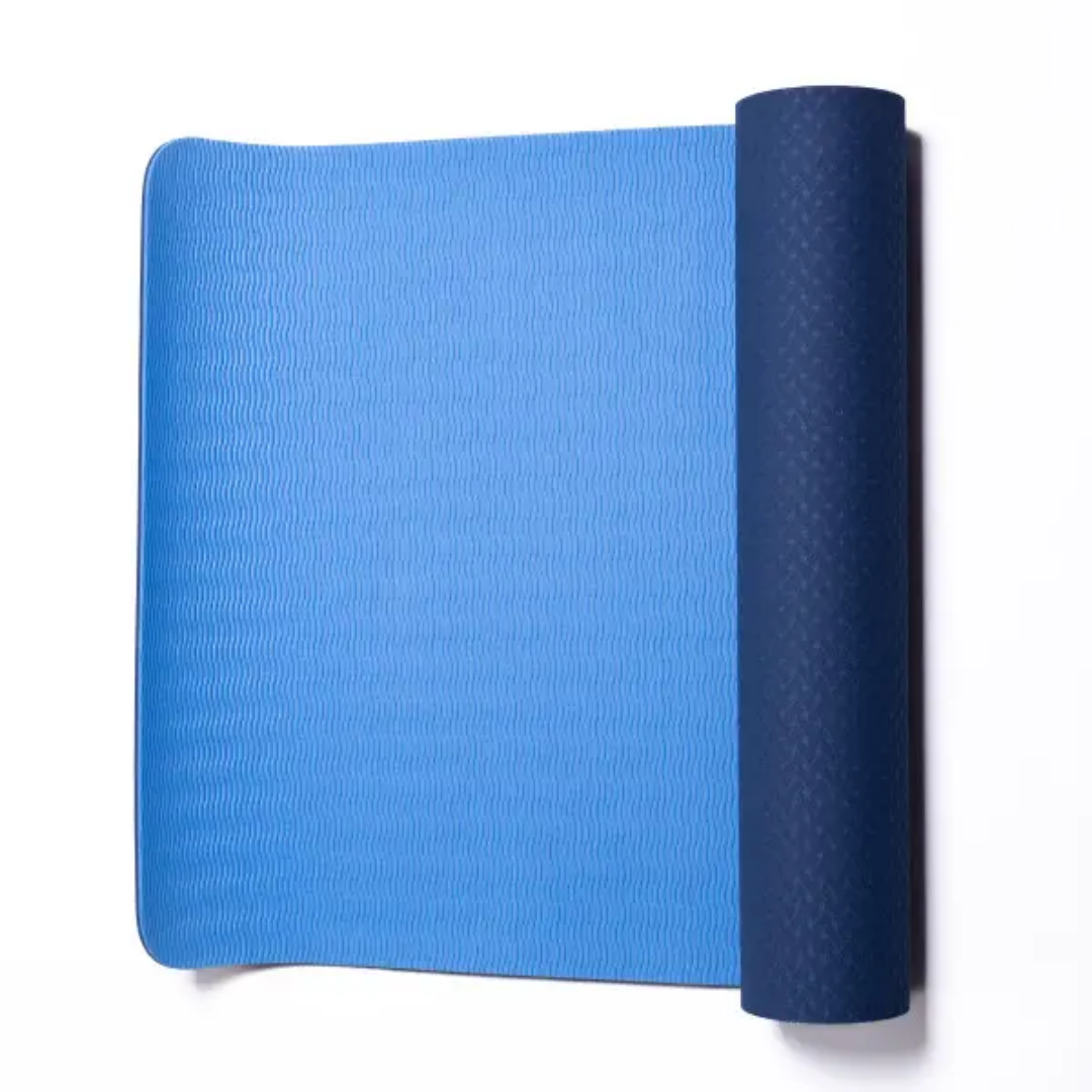 Коврик для йоги 173х58 см Синий - фото 1