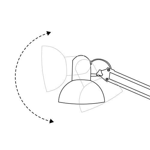 Настільний світильник ARDERO DE1430ARD на струбцині Е27 Чорний (27813564) - фото 5 Настільний світильник ARDERO DE1430ARD на струбцині Е27 Чорний (27813564) - фото 5