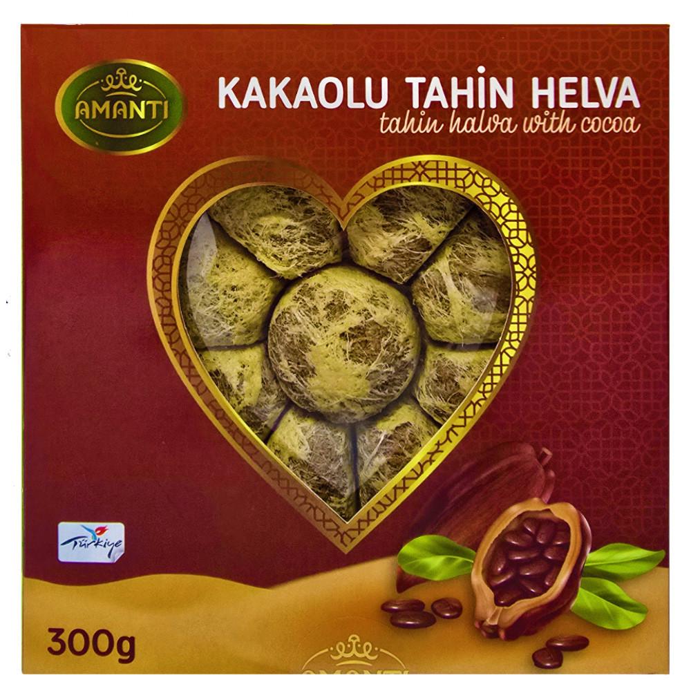 Халва кунжутная из какао Amanti Kakaolu Tahin Helva 300 г (2618446858)