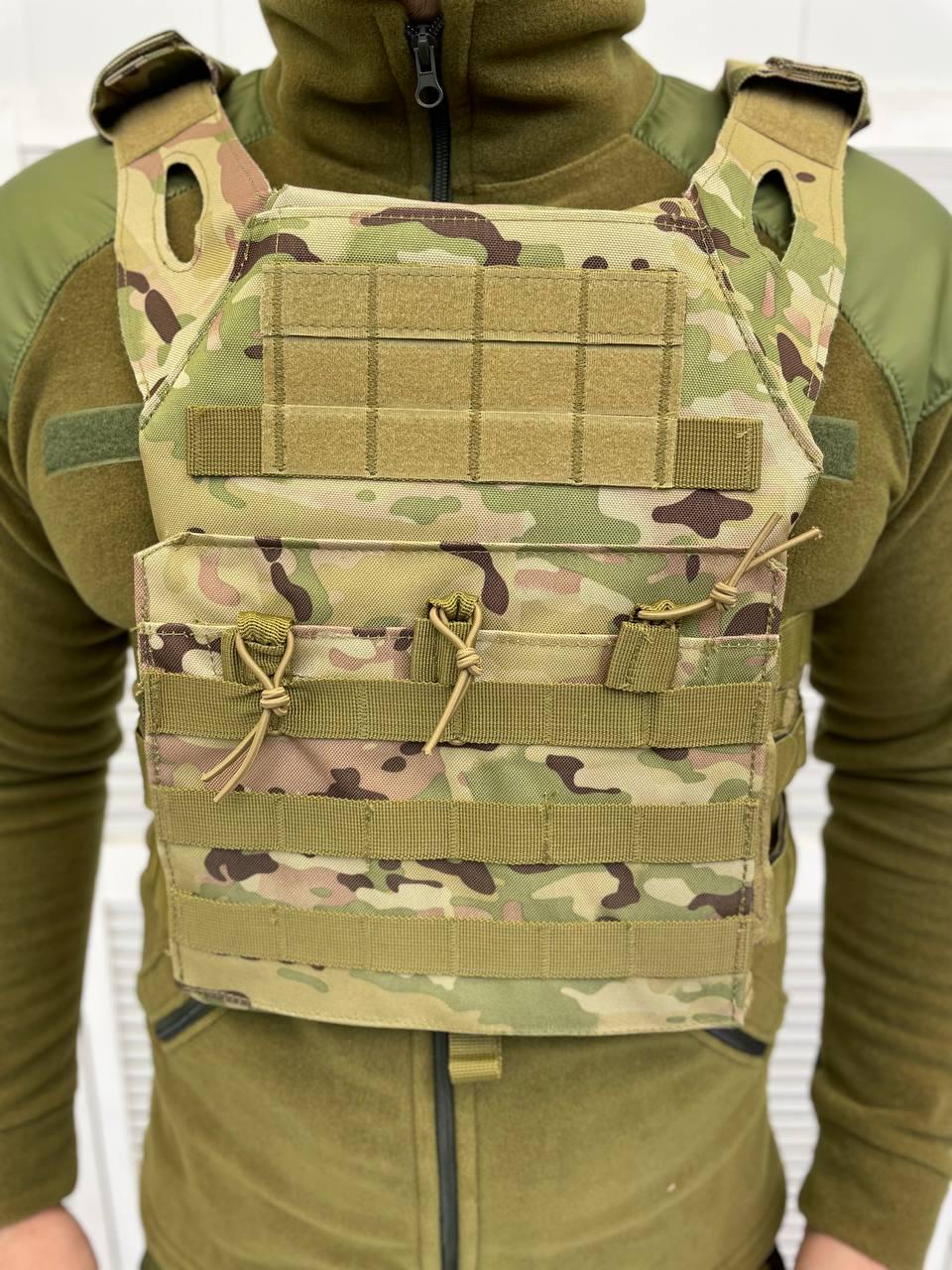 Плитоноска із системою MOLLE під плити 25х30 см Мультикам (13442)