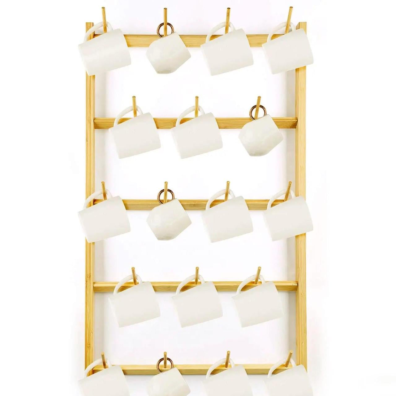 Полка для кружек из дерева Норашен Карри (СДК-003803)