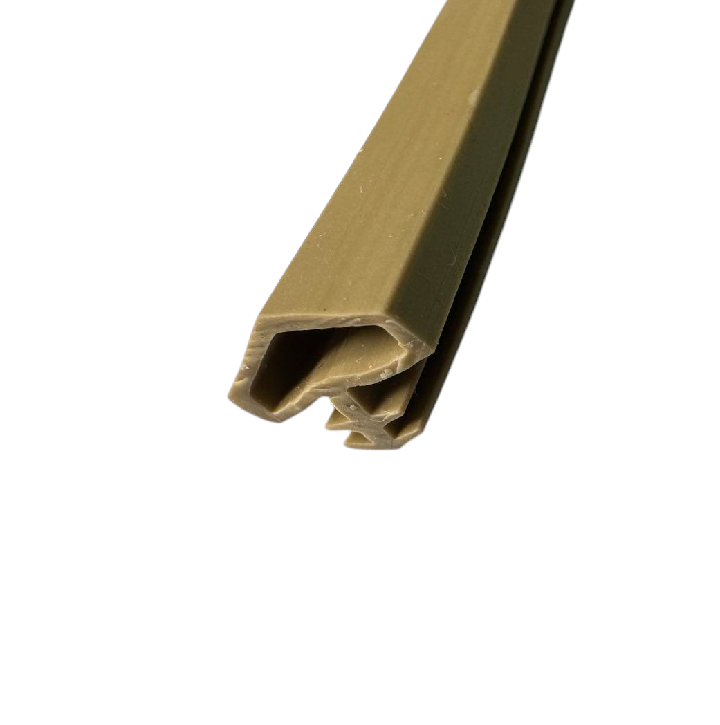 Уплотнитель для межкомнатных деревянных дверей ДР-708 домик 10 мм Бежевый (ДР-708-Беж)