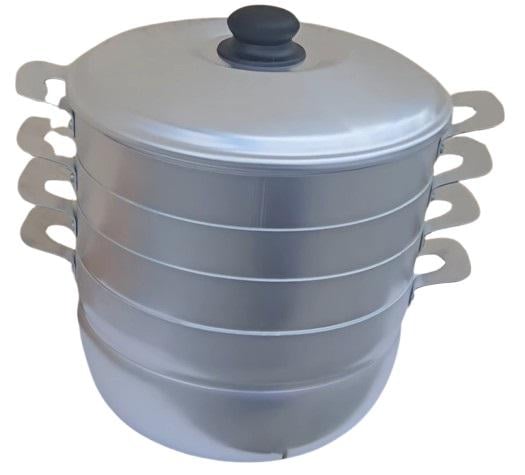 Каструля-пароварка ZAUBERG 6 л 3 сітки алюмінієва