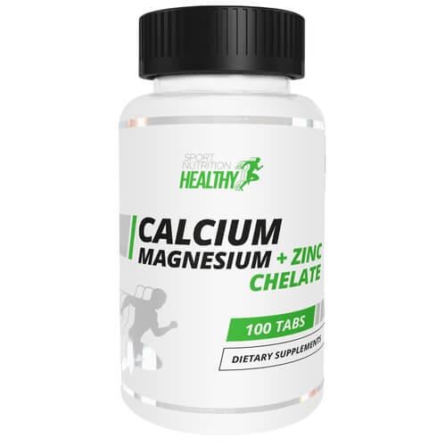 Минеральный комплекс Sport Nutrition Healthy MST Calcium Magnesium + Zinc 100 Tabs (MS-16222)