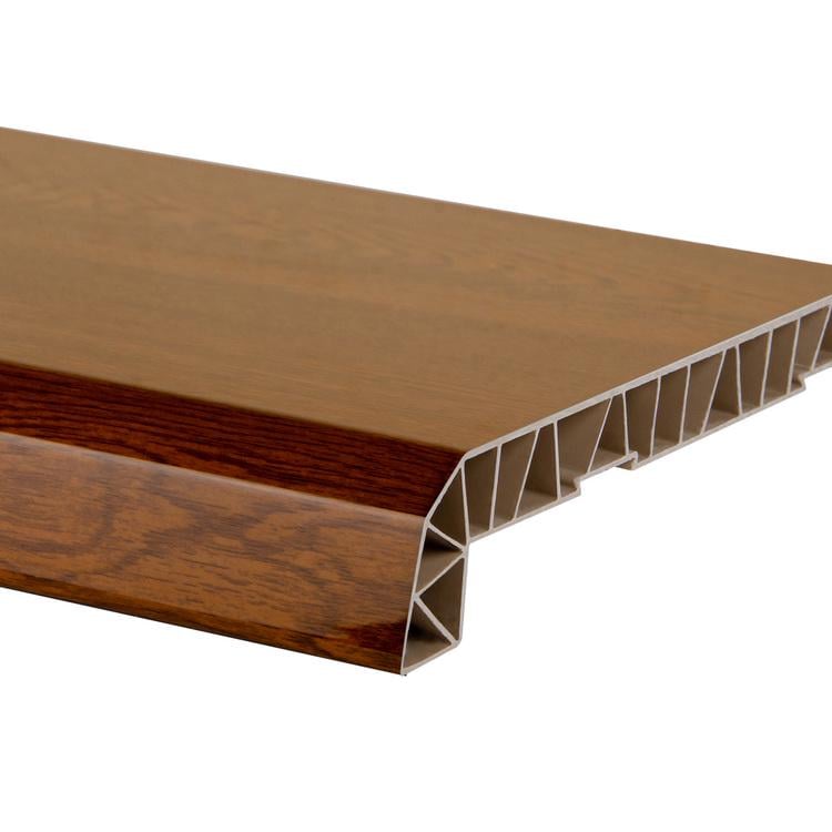 Подоконник Ganz ПВХ 250х1000х20 мм Золотой дуб глянцевый (25229099) - фото 2 Подоконник Ganz ПВХ 250х1000х20 мм Золотой дуб глянцевый (25229099) - фото 2