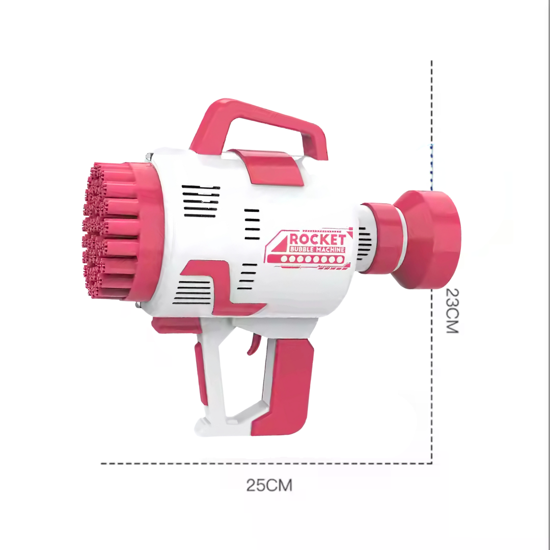Генератор мильних бульбашок на акумуляторі для дітей Рожевий - фото 4 Генератор мильних бульбашок на акумуляторі для дітей Рожевий - фото 4