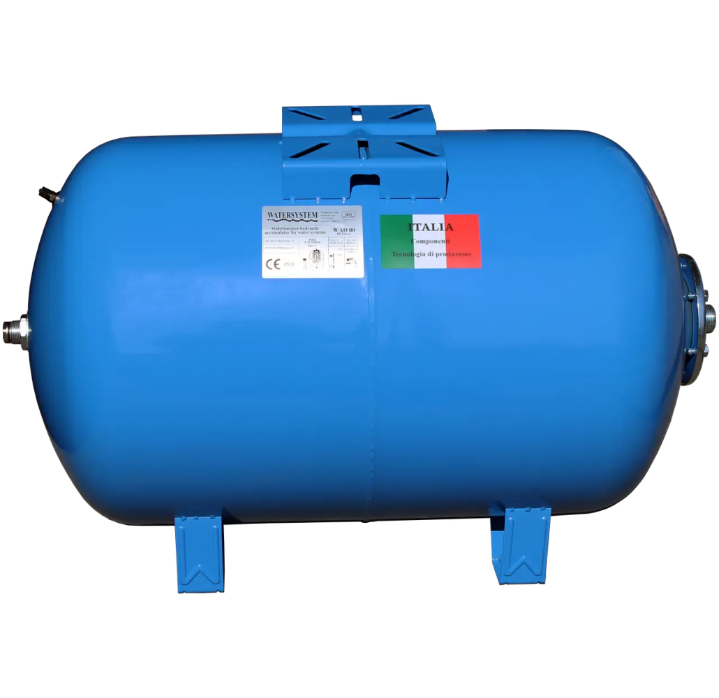 Гидроаккумулятор Watersystem WAO горизонтальный 80 л (24191829)