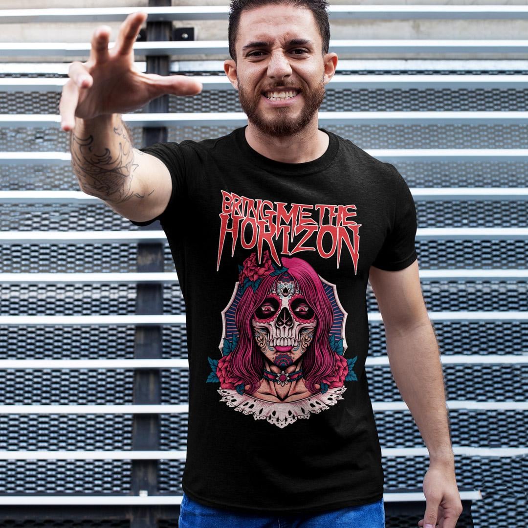 Футболка мужская Bring Me The Horizon Mexico Face Paint 3XL Черный (00000006929) Футболка мужская Bring Me The Horizon Mexico Face Paint 3XL Черный (00000006929)