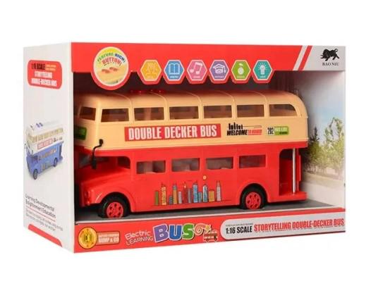 Автобус двухэтажный 1588 музыка/свет 27,5 см (373762)