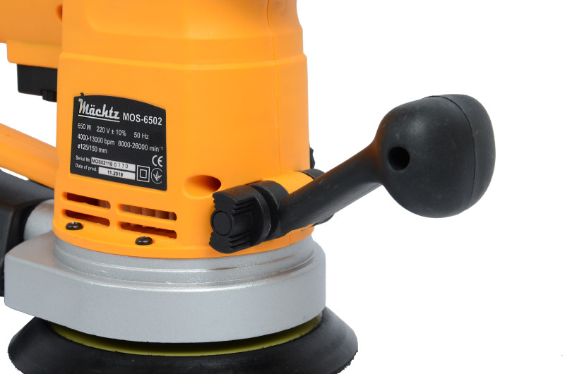 Шлифмашина эксцентриковая (орбитальная) Mächtz MOS-6502 - фото 3 Шлифмашина эксцентриковая (орбитальная) Mächtz MOS-6502 - фото 3