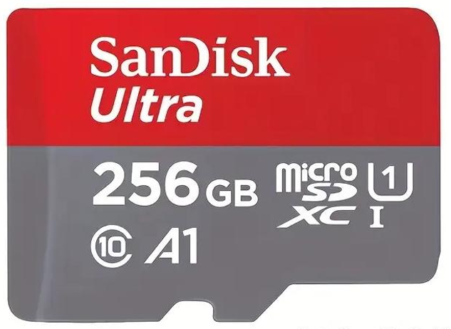 Карта памяти SanDisk microSDXC Ultra 256GB Class 10 UHS-I A1 (00000070)